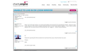 
                            4. Unable to log in on login window - Charity Engine - Charity Engine Portal