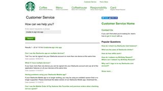 
                            5. Unable to sign into app - Answers | Starbucks Coffee Company - Can T Portal To Starbucks App