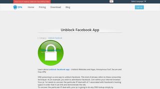 
                            6. Unblock Facebook App | Free VPN - ZPN - Facebook Portal Proxy Free Trial