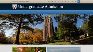 1. Undergraduate Admission - University of Richmond - University Of Richmond Portal