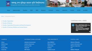 
                            4. Undergraduate Program | Bangabandhu Sheikh Mujibur ... - Bsmrau Ems Login
