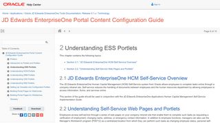 
                            2. Understanding ESS Portlets - Jde Ess Portal