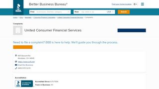 
                            7. United Consumer Financial Services | Complaints | Better ... - Www Ucfs Net Portal