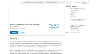 
                            1. United Consumer Financial Services | LinkedIn - Www Ucfs Net Portal