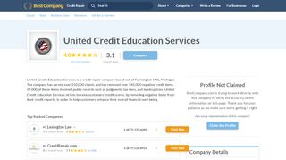
                            7. United Credit Education Services Reviews | BestCompany.com - Www United Credit Org Portal
