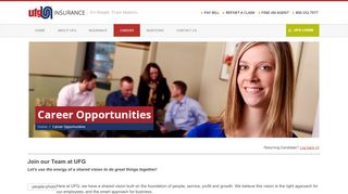 
                            7. United Fire Group | Careers Center | Welcome - United Fire Group Portal