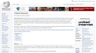 
United Internet - Wikipedia  
