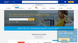 
                            9. United MileagePlus Shopping: Home - Skymiles Shopping Portal