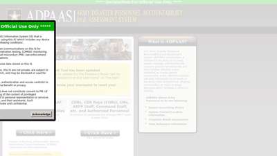 United States Army - ADPAAS allows Army Personnel to do ...