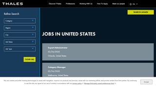 
                            7. United States Jobs at Thales Group - Jobs180 Portal