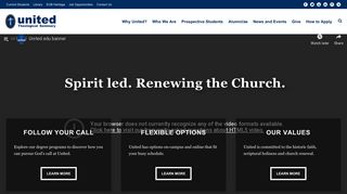 
                            1. United Theological Seminary – Spirit led. Renewing the church. - United Theological Seminary Student Portal