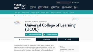 
                            7. Universal College of Learning (UCOL) | Study in New Zealand ... - Ucol Portal