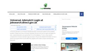 
                            6. Universal Jobmatch Login at jobsearch.direct.gov.uk - Login ... - Universal Jobmatch Portal In Id
