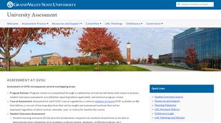 
                            9. University Assessment - Grand Valley State University - Uac Portal