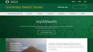 
                            2. University Health Center | University of Oregon - My Uo Health Student Portal