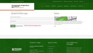 
                            3. University of Agriculture, Makurdi - Students Portal Login - Uam Payment Portal
