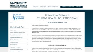 
                            8. University of Delaware Student Health Insurance Plan ... - Ud Student Portal