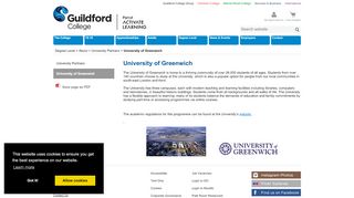 
University of Greenwich - Guildford College  
