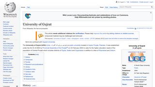 
                            8. University of Gujrat - Wikipedia - Uog Gujrat Student Portal