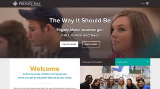 
                            7. University of Maine at Presque Isle - Mycampus Maine Edu Portal