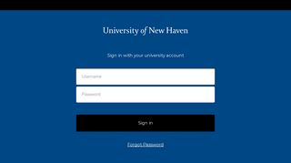 
                            7. University of New Haven - Single Sign-On - My Haven Portal