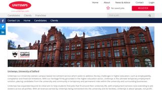 
                            8. University of Salford - Unitemps - Salford Email Portal