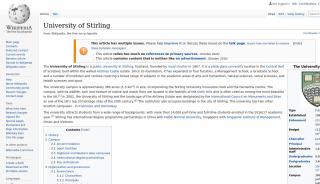 
                            6. University of Stirling - Wikipedia - University Of Stirling Student Portal