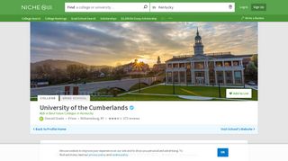 
                            8. University of the Cumberlands Reviews - Niche - Ilearn University Of The Cumberlands Portal