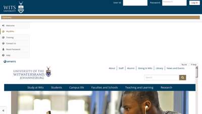 
                            5. University of the Witwatersrand - Wits-e : Gateway : MyWits