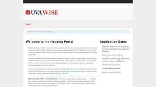 
                            1. University of Virginia - Wise - Welcome to the Housing Portal - Uva Wise Housing Portal