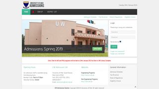 
                            1. University of Wah Admissions - Wah University Portal
