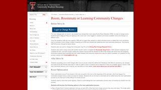 
                            3. University Student Housing :: Room ... - Texas Tech University - Ttu Housing Portal