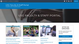 
                            7. University System of Georgia Faculty and Staff Portal - My Clayton Benefits Login