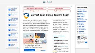 Univest Bank Online Banking Login ⋆ Login Bank - Univest Netteller Portal