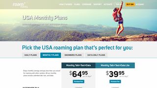 
                            8. Unlimited USA Roaming Plans by the Month - Roam Mobility