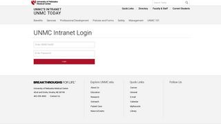 
                            1. UNMC Intranet Login | University of Nebraska Medical Center - Nebraska Medicine Intranet Portal