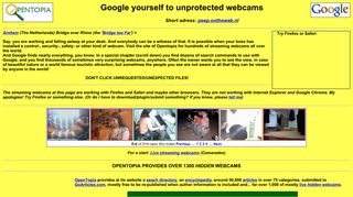 
                            1. UNPROTECTED WEBCAMS - Intitle Toshiba Network Camera User Login Bedroom
