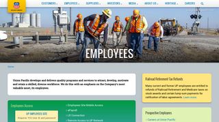
                            6. UP: Employees - Union Pacific - Union Pacific Railroad Employee Portal