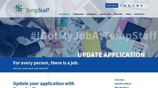 
Update Application - TempStaff  
