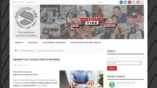 
                            1. Update Your Contact Info in Workday | Discount Tire Family - Discount Tire Employee Workday Login