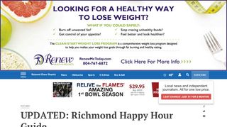 
                            3. UPDATED: Richmond Happy Hour Guide | Restaurant News ... - Happy Hours School Members Portal