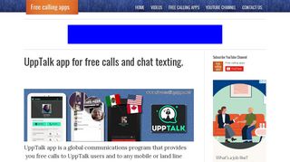 
                            3. UppTalk app for free calls and chat texting. - Free calling apps - Upptalk App Portal