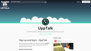 
                            1. UppTalk — Sign up and login - UppTalk - Upptalk App Portal