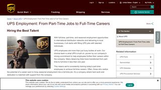 
UPS Employment: From Part-Time Jobs to Full-Time Careers ...
