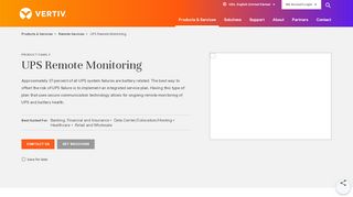 
                            7. UPS Remote Monitoring | Vertiv Maintenance Services