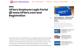 
                            6. UPSers Employee Login Portal @ www.UPSers.com and ... - Upsers Com Employee Portal Portal