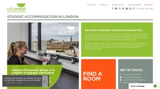 
                            5. Urbanest: Student Accommodation London - From £214 p/w - Urbanest Portal