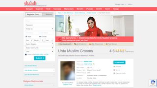 Urdu Muslim Grooms - Shaadi.com - Urdu Shaadi Com Portal
