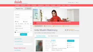 Urdu Muslim Matrimonials - Shaadi.com - Urdu Shaadi Com Portal