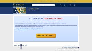 
                            3. URI Email Account - University of Rhode Island - Uri Abroad Portal